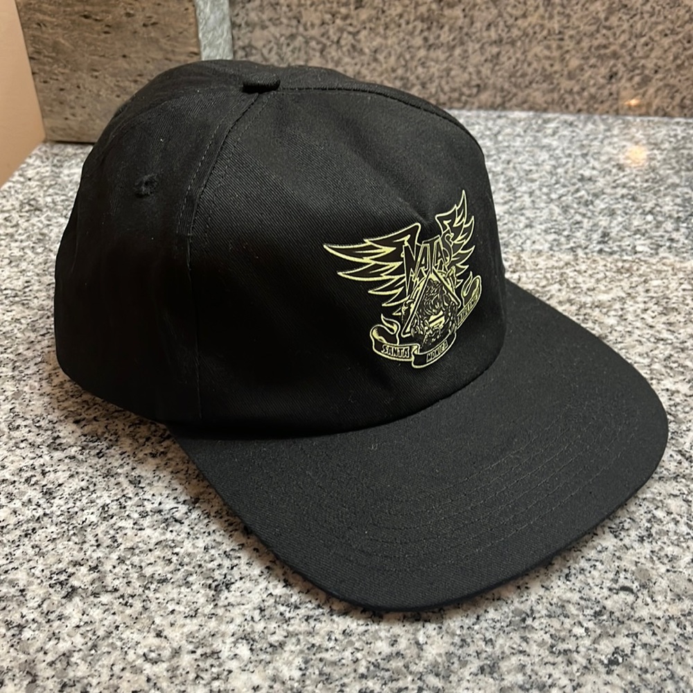 Natas Kaupus Santa Cruz Panther Skate Skateboard Glow in the Dark Hat Cap black